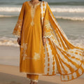 Embroidered Lawn Unstitched 3PC with Digital Printed Dupatta