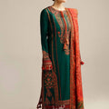 HUSSAIN REHAR- EMBROIDERED Lawn Unstitched 3PC with Courtal Printed Dupatta