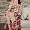 Khaadi Embroidered Lawn 3PC with Digital Printed Dupatta