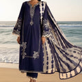 Embroidered Lawn Unstitched 3PC with Digital Printed Dupatta