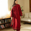 Faiza Faisal Embroidered Summer Lawn Unstitched 3Pc Suit - FRESA