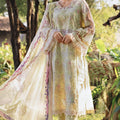 Maria B- Chikankari Embroidered Lawn Unstitched 3pc with Ready to wear Chiffon Dupatta