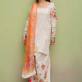 Zara Shahjahan-Embroidered Unstitched Lawn 3 PC with Embroidered Trouser