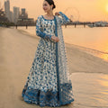 Faiza Saqlain-Embroidered Luxury Lawn Unstitched 3pc with Embroidered Ready to wear Organza Dupatta