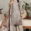 Embroidered Digital Printed Lawn Unstitched 3pc with Ready to wear Bana Dora Voil Dupatta