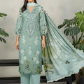 Embroidered Digital Printed Lawn Unstitched 3pc with Ready to wear Bana Dora Voil Dupatta