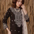 Embroidered Lawn Unstitched 3PC with Digital Printed Voil Lawn Dupatta