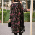 Bareeze-Embroidered Unstitched Lawn 3PC With Embroidered Bamber Chiffon Dupatta